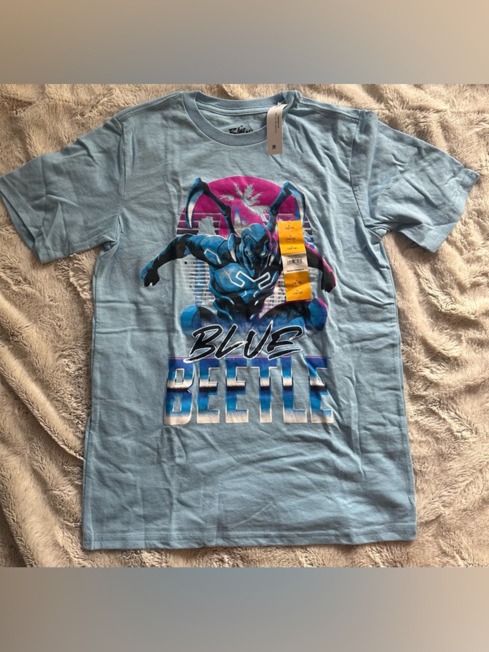 DC Comics Blue Beetle Light Blue Graphic Tee
